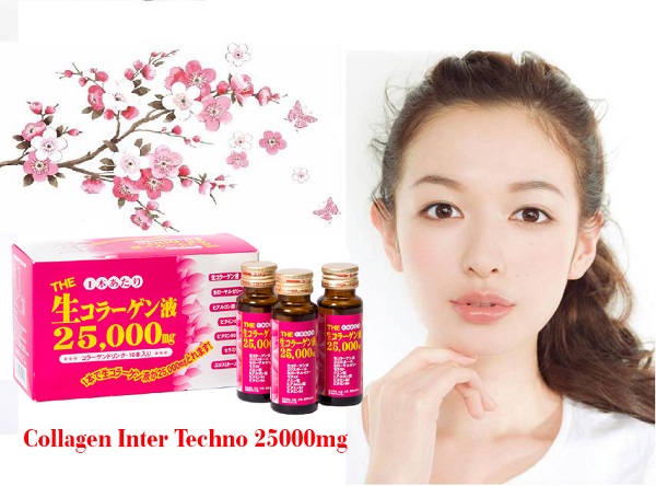 Nước uống đẹp da Collagen Inter Techno 25000mg 