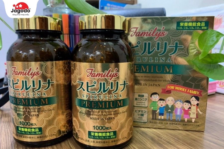 Tảo vàng cao cấp Spirulina Premium Nhật Bản