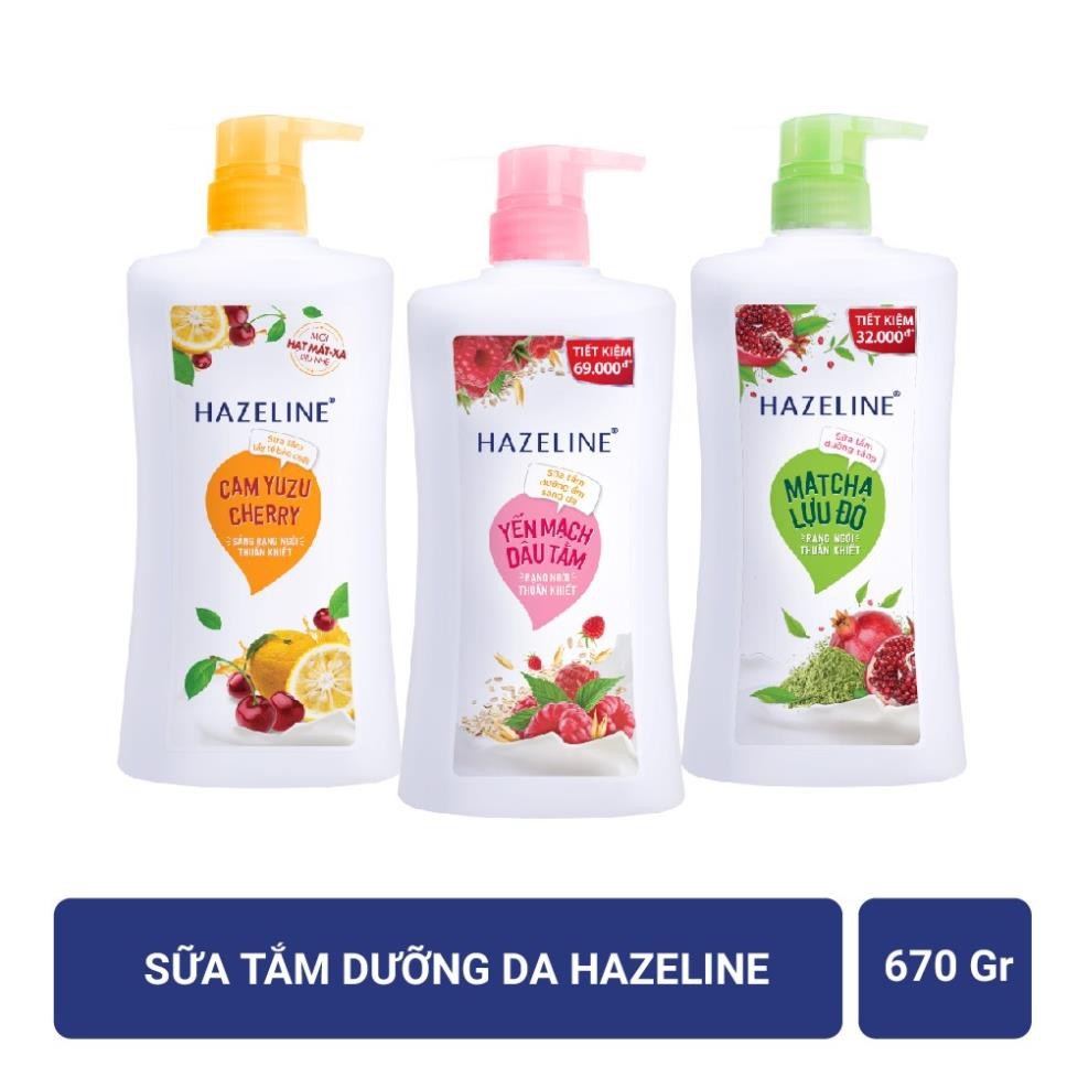 Sữa tắm trắng da toàn thân Hazeline