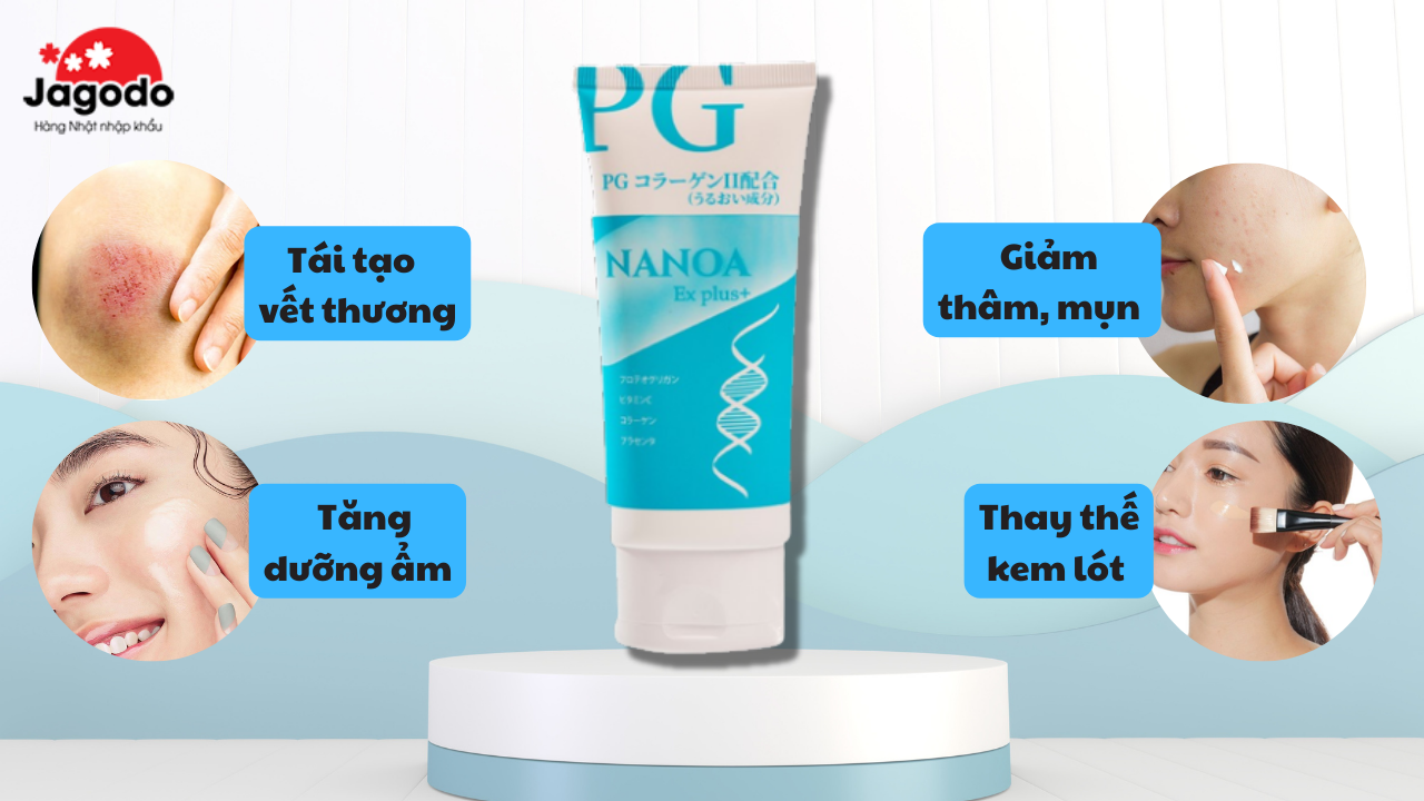 Công dụng kem PG collagen Nhật từ tinh chất Proteoglycan Collagen