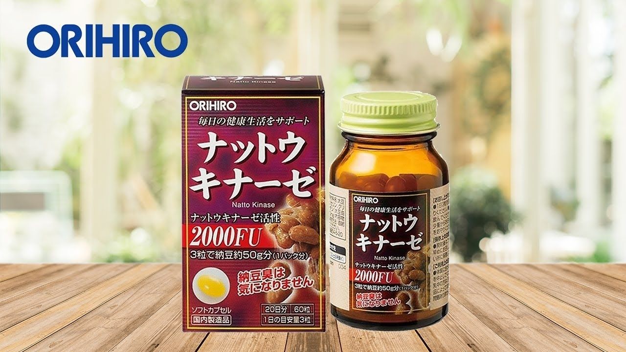 viên uống hỗ trợ điều trị tai biến Orihiro Nattokinase 2000FU