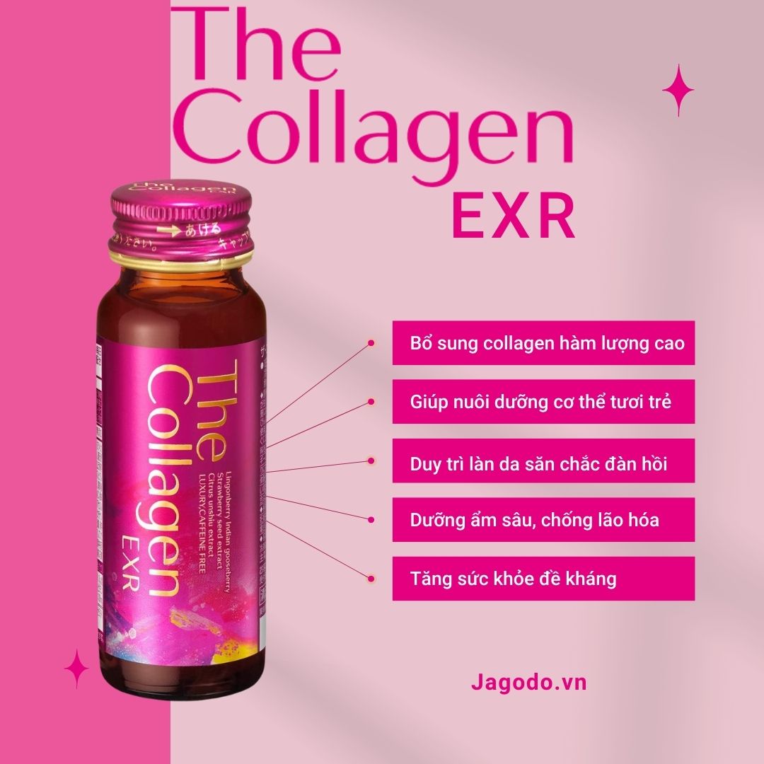Nước uống đẹp da The Collagen Shiseido EXR