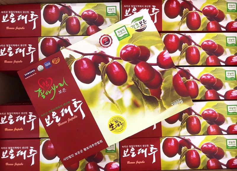 Táo đỏ sấy khô Samsung Hàn Quốc