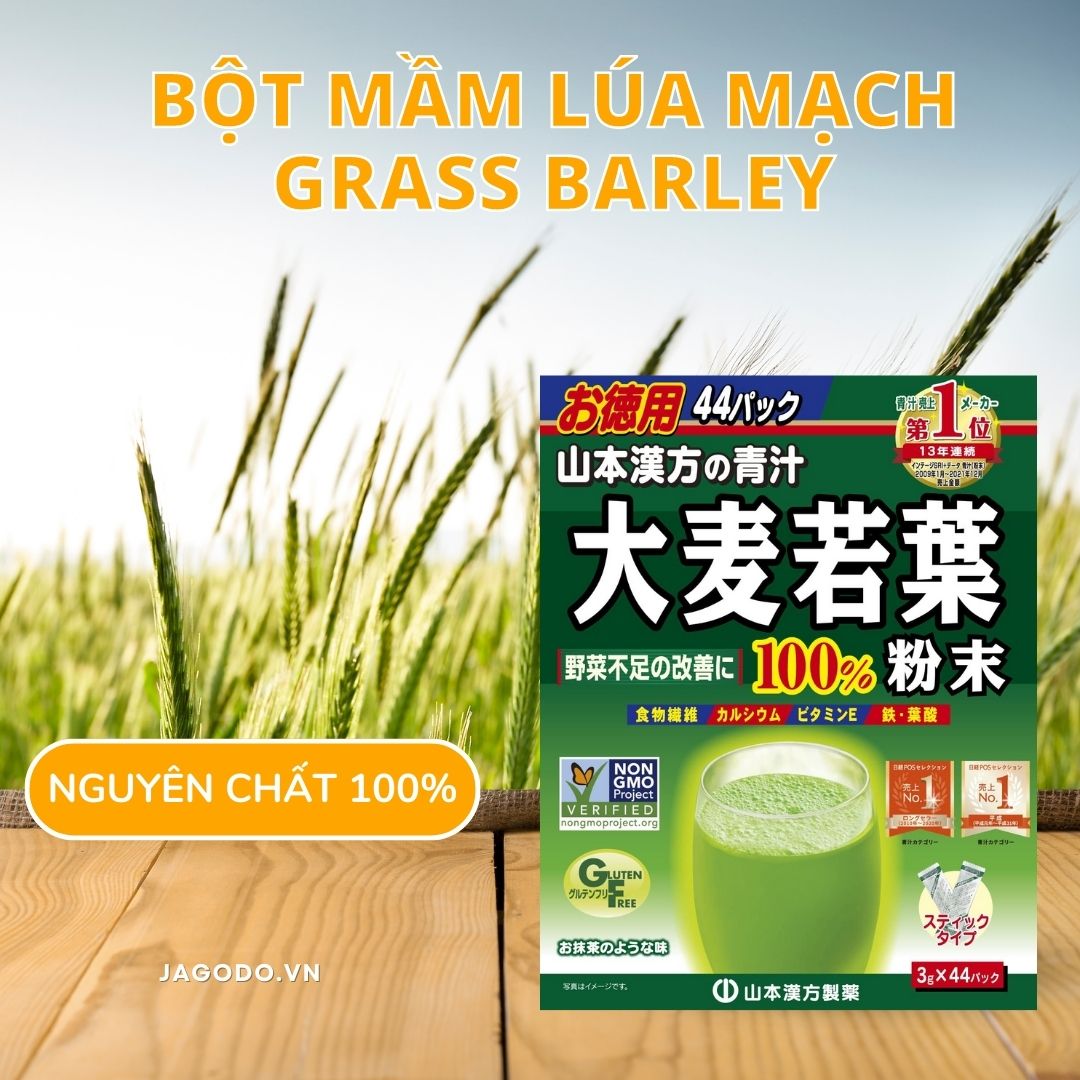 Bột mầm lúa mạch Grass Barley Nhật Bản