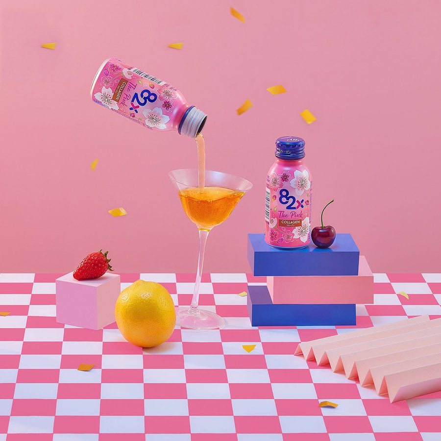 Nước uống đẹp da Collagen Mashiro 82x The Pink