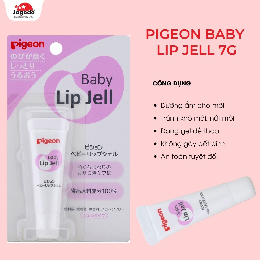 Son dưỡng môi cho bé Pigeon Baby Lip Jell 7g