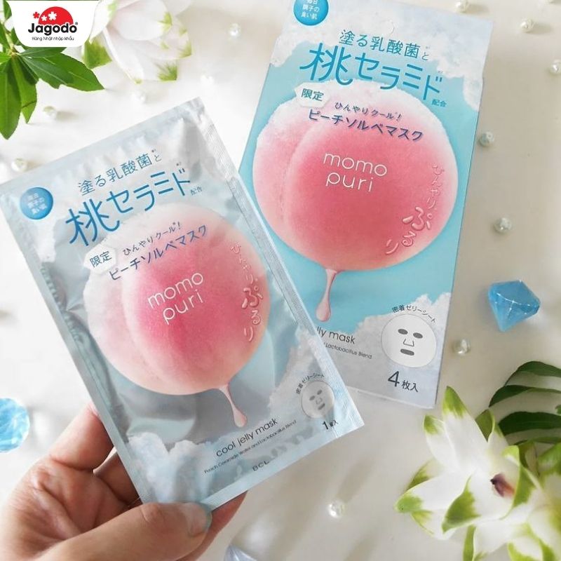 Mặt nạ dưỡng ẩm BCL MomoPuri Cool Jelly Mask 4 miếng 