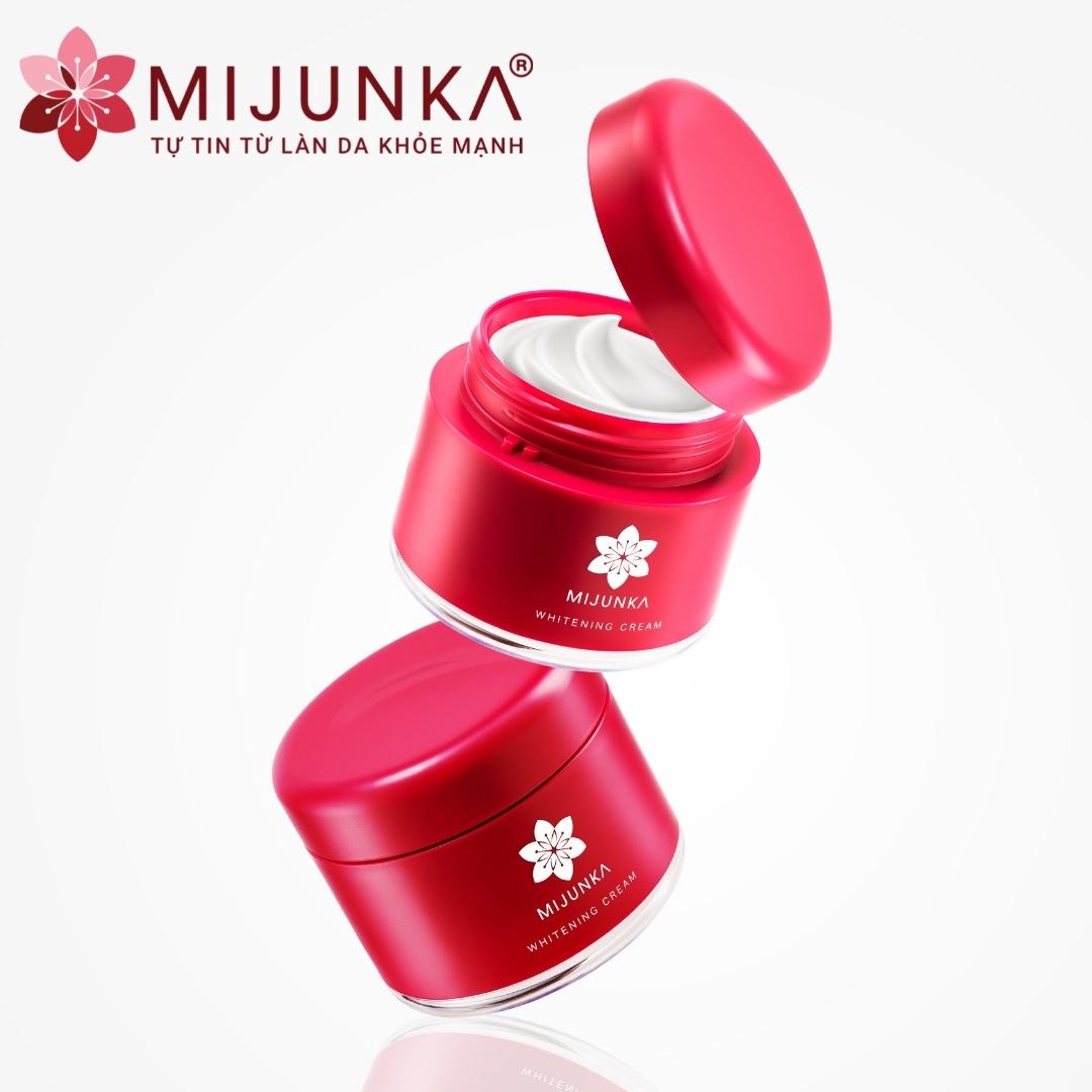Kem dưỡng trắng da Mijunka Whitening Cream 50g 7 Kem dưỡng trắng da Mijunka Whitening Cream 50g