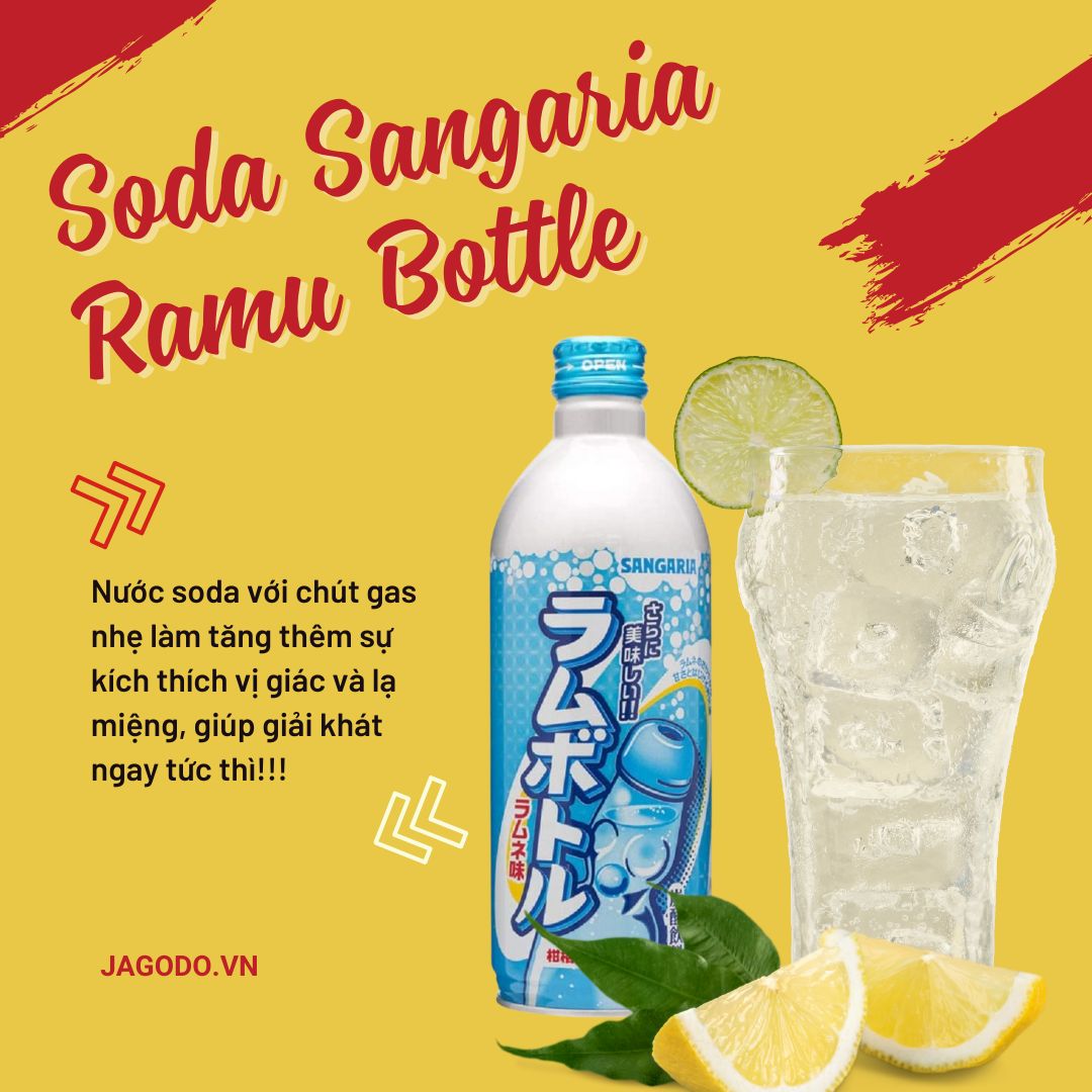 Nước soda Sangaria Ramu Bottle