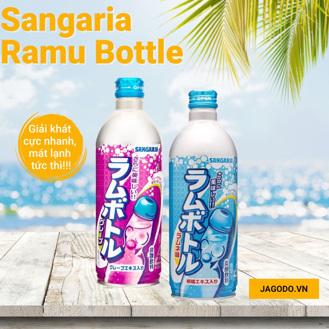 Nước soda Sangaria Ramu Bottle