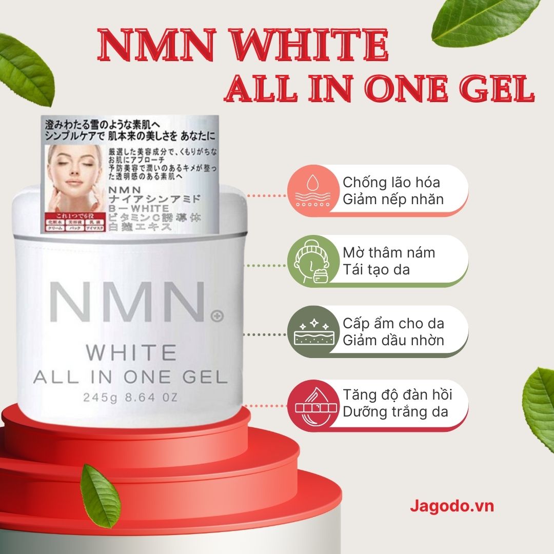 Gel dưỡng NMN White All In One Gel