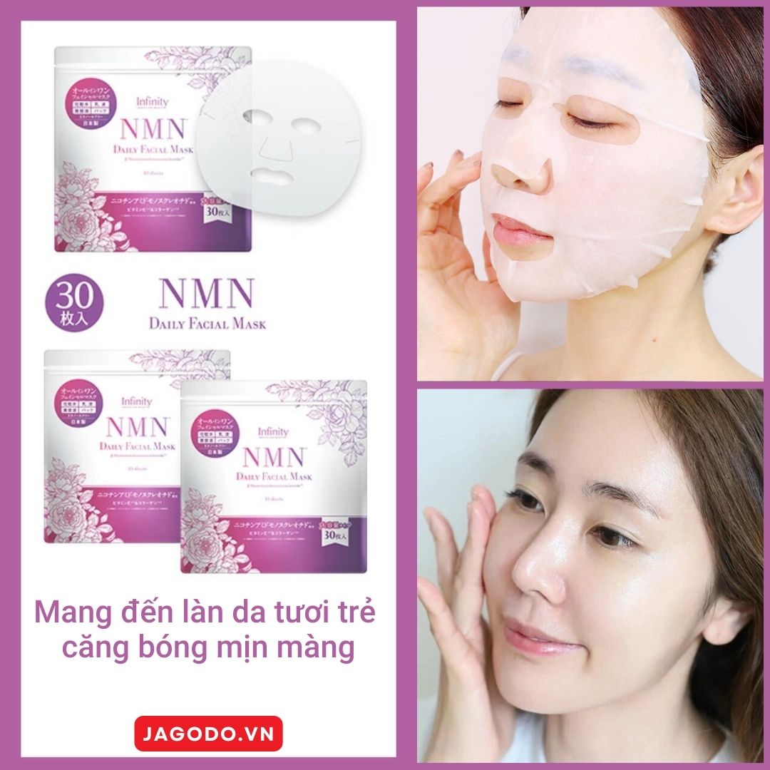 4e2308fe mat na nmn daily facial mask 2 - Mặt nạ dưỡng da NMN Daily Facial Mask 30 miếng