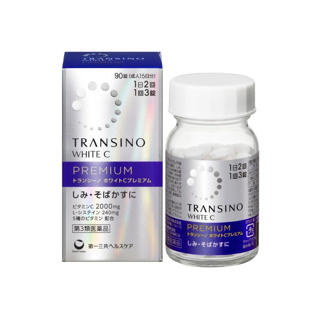 Viên uống trắng da trị nám Transino White C Premium 90 viên