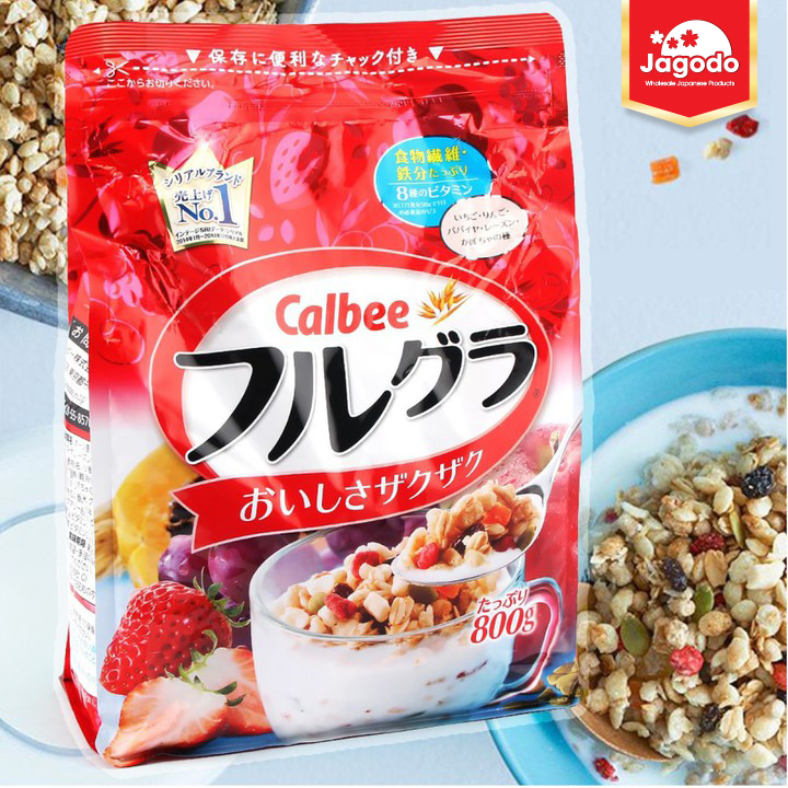 Calbee Original Cereal / Granola Japan [Original 800g] Jagodo