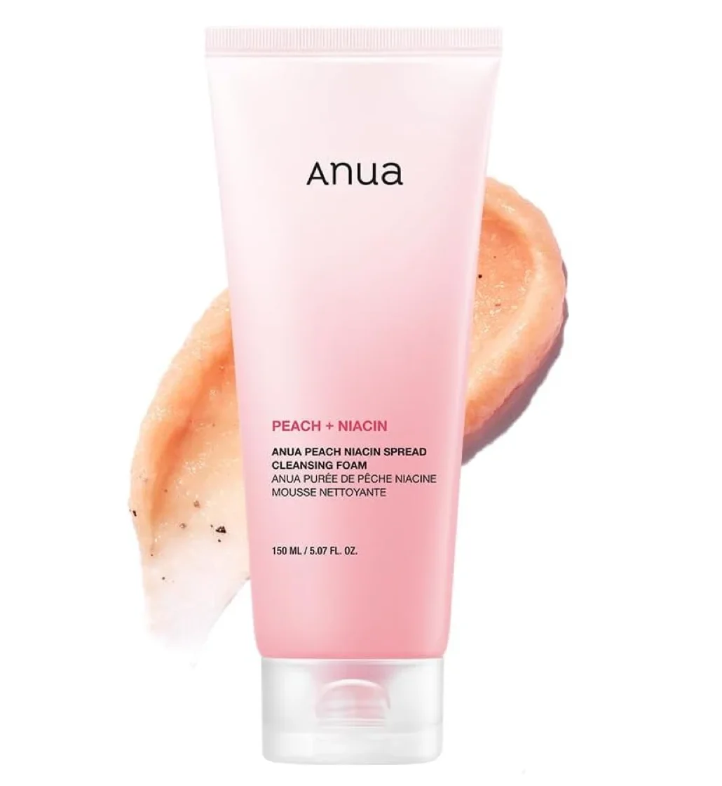 Anua Peach Niacin Spread Cleansing Foam
