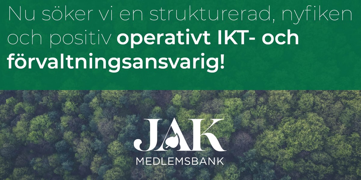 IKT- och förvaltningsansvarig