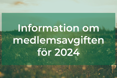 Info medlemsavgift 2024