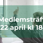 Nyhetspuff medlemsträff 22 april 2024