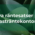 räntesatser 16 april 2024