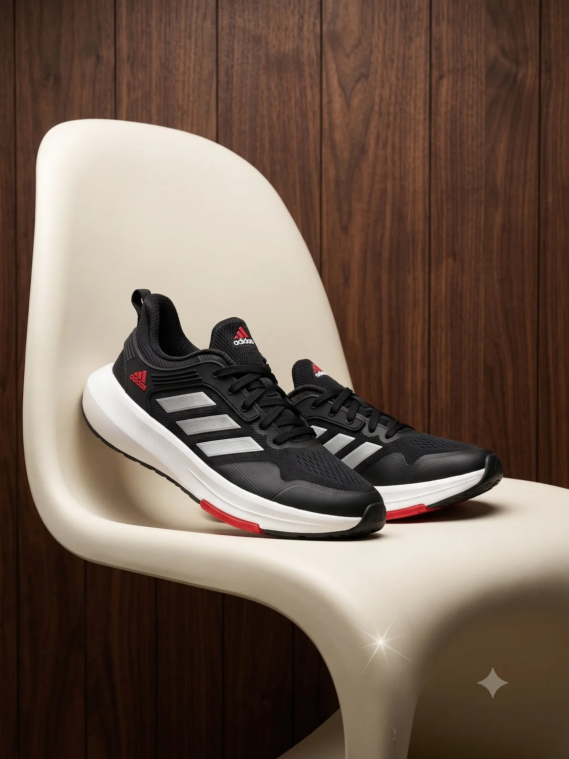 Adidas Bounce Negro - Rojo