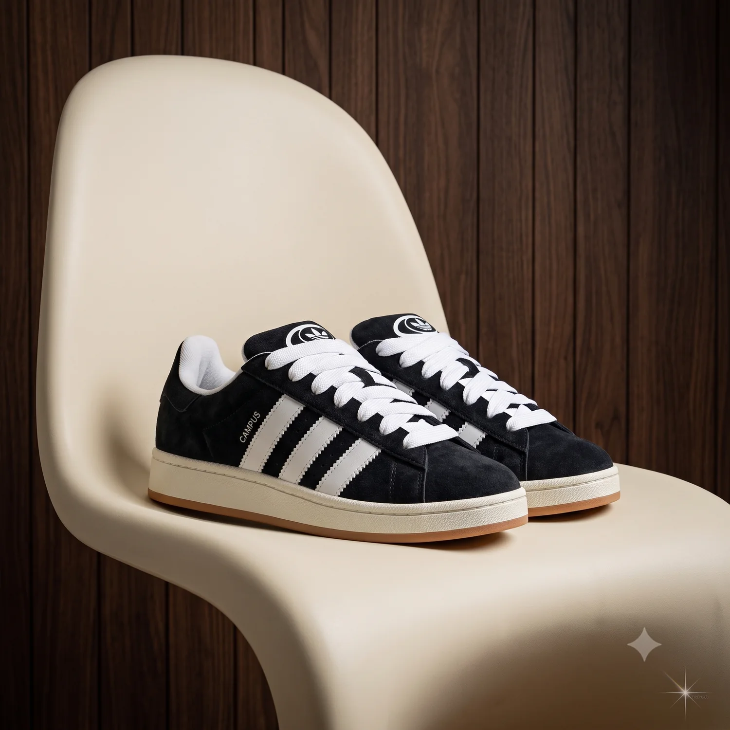 Adidas Campus Negro - Café