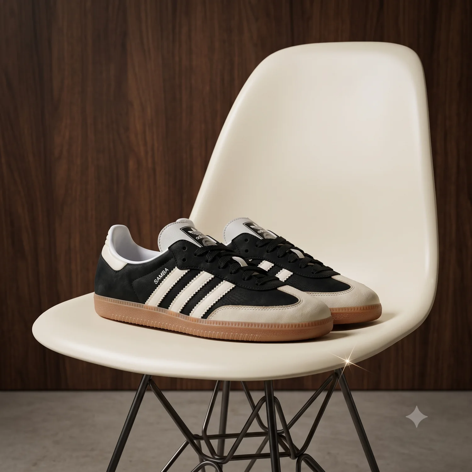 Adidas Samba - Negro / Beige