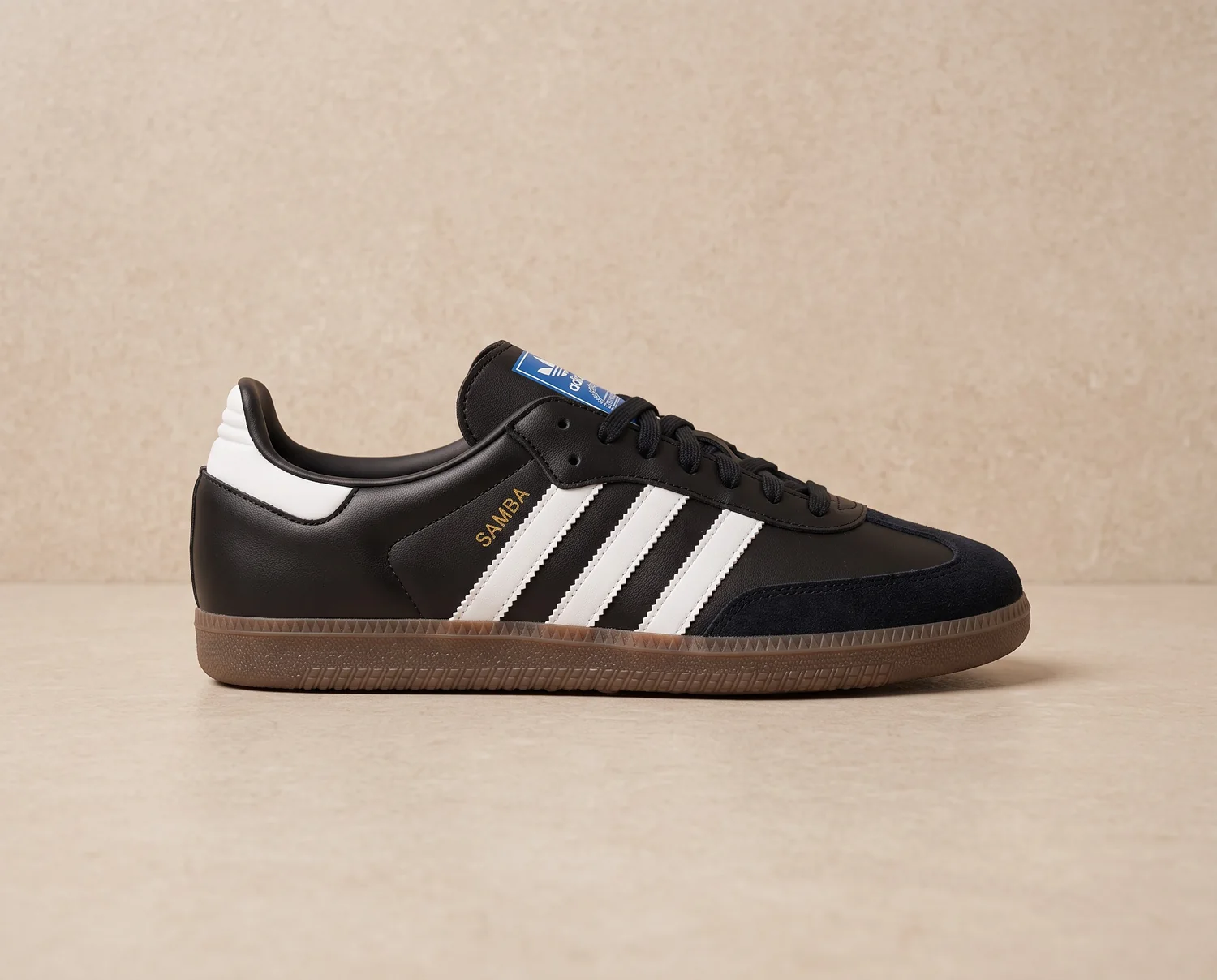 Adidas Samba - Negro - vista lateral