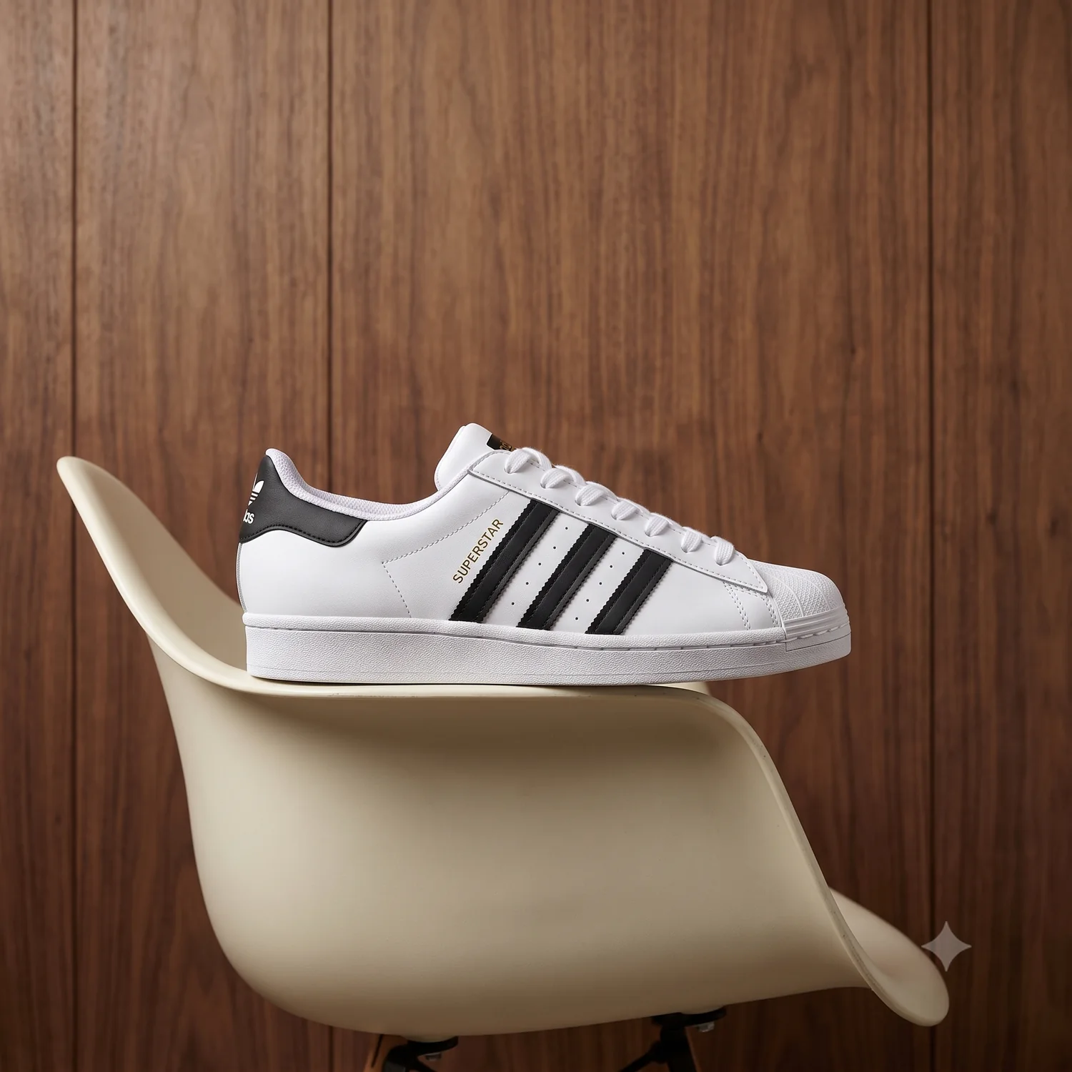 Adidas Superstar Blanco - Negro