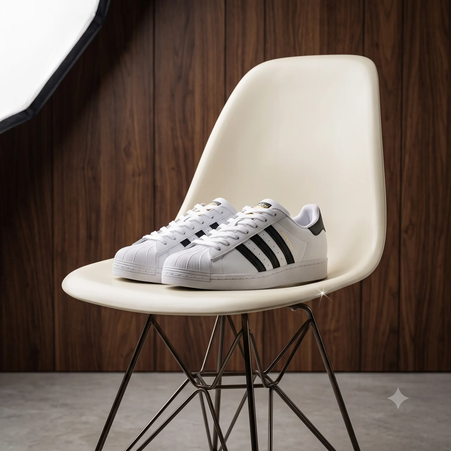 Adidas Superstar Blanco - Negro
