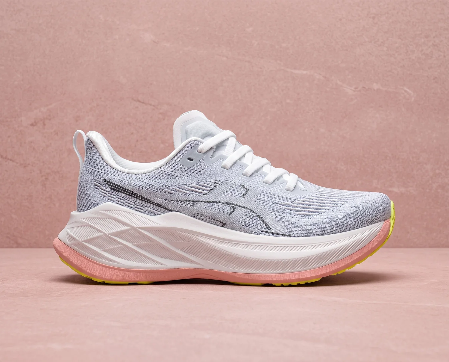 Asics Superblast Dama Celeste - vista lateral