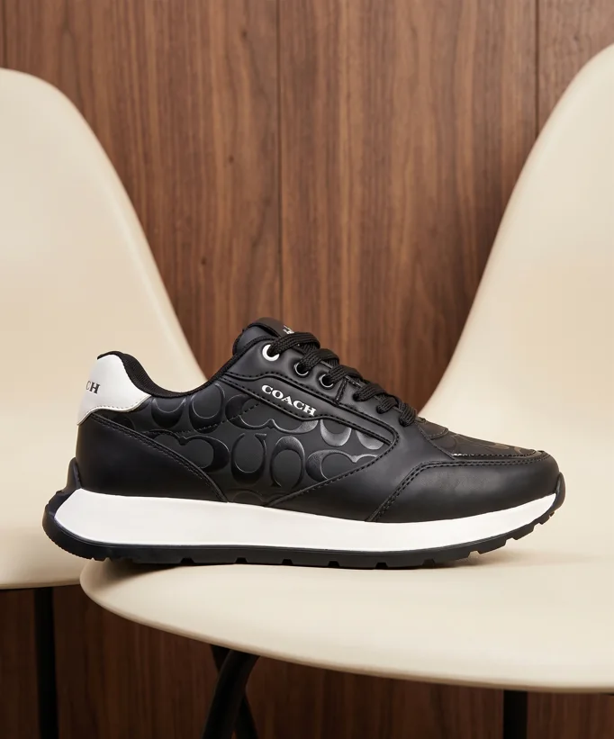 Coach C301 Runner Dama Negro