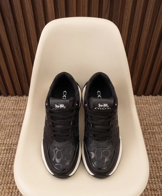 Coach C301 Runner Dama Negro
