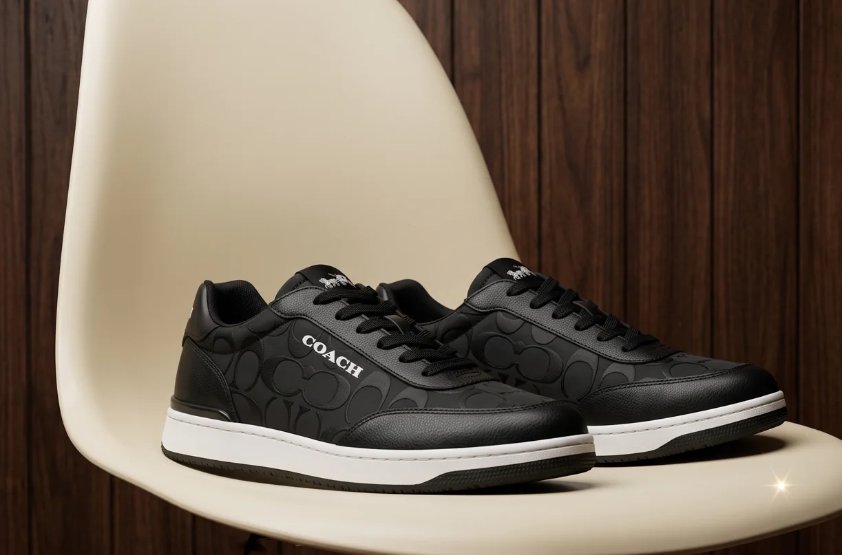 Coach C301 Runner Dama Negro