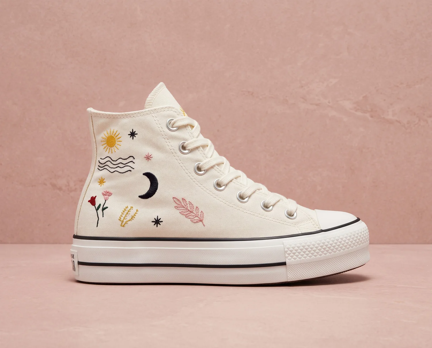 Converse Dama Bota Alta - vista lateral