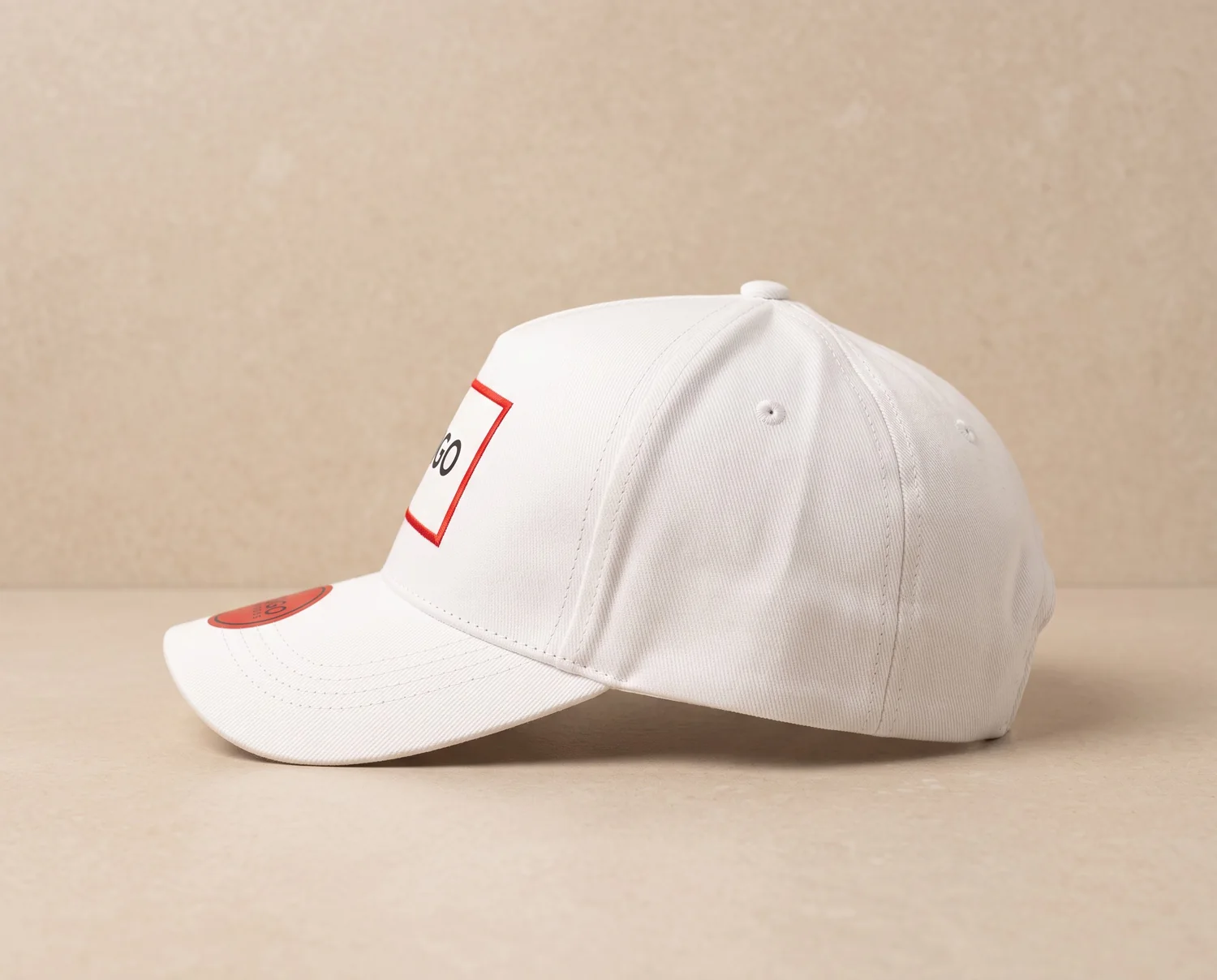 Gorra Hugo Blanca - vista lateral