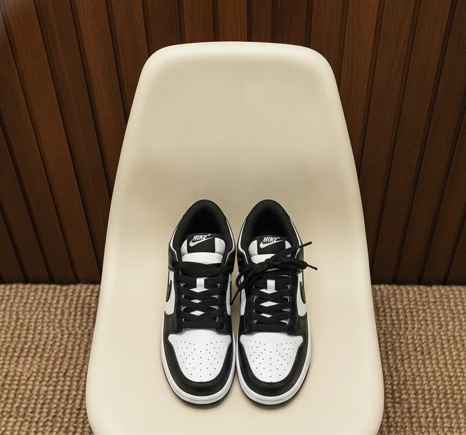 Nike SB Low Panda Negro - Blanco