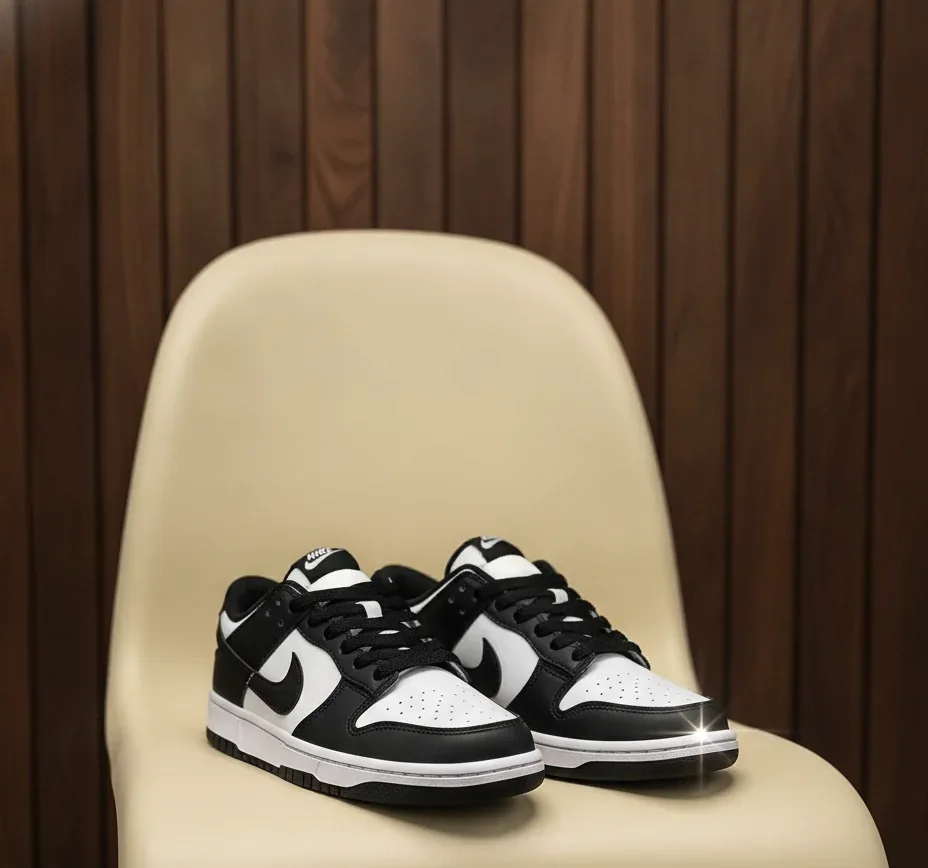 Nike SB Low Panda Negro - Blanco