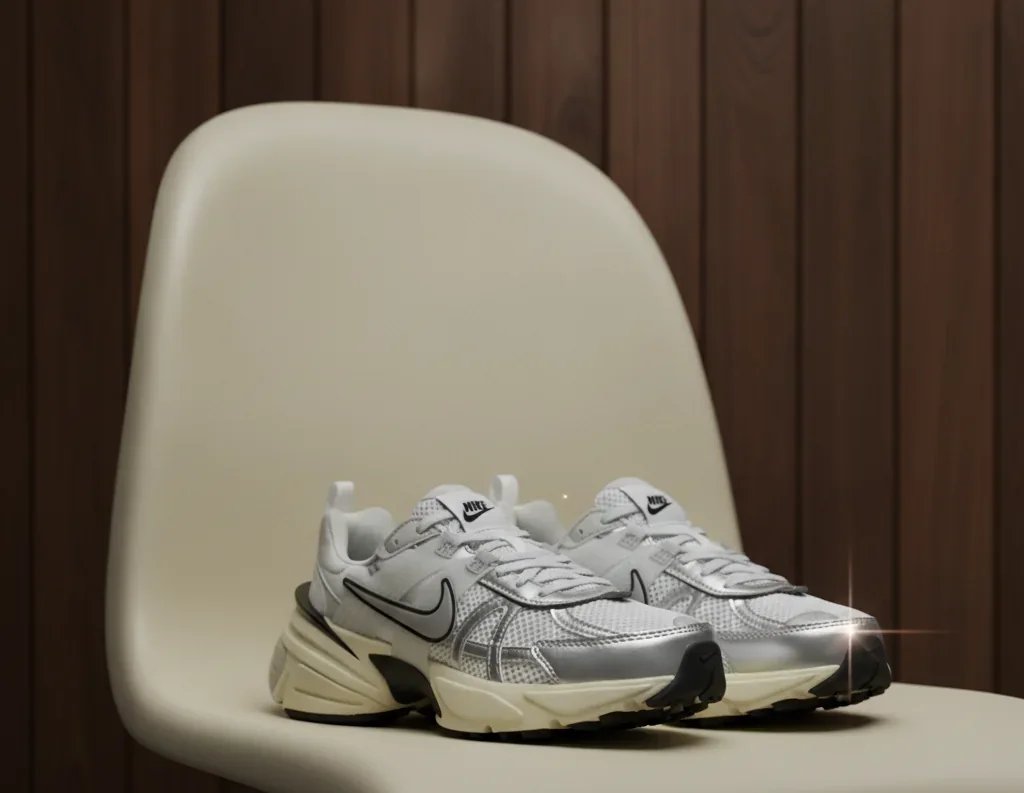 Nike V2K Run Plateado