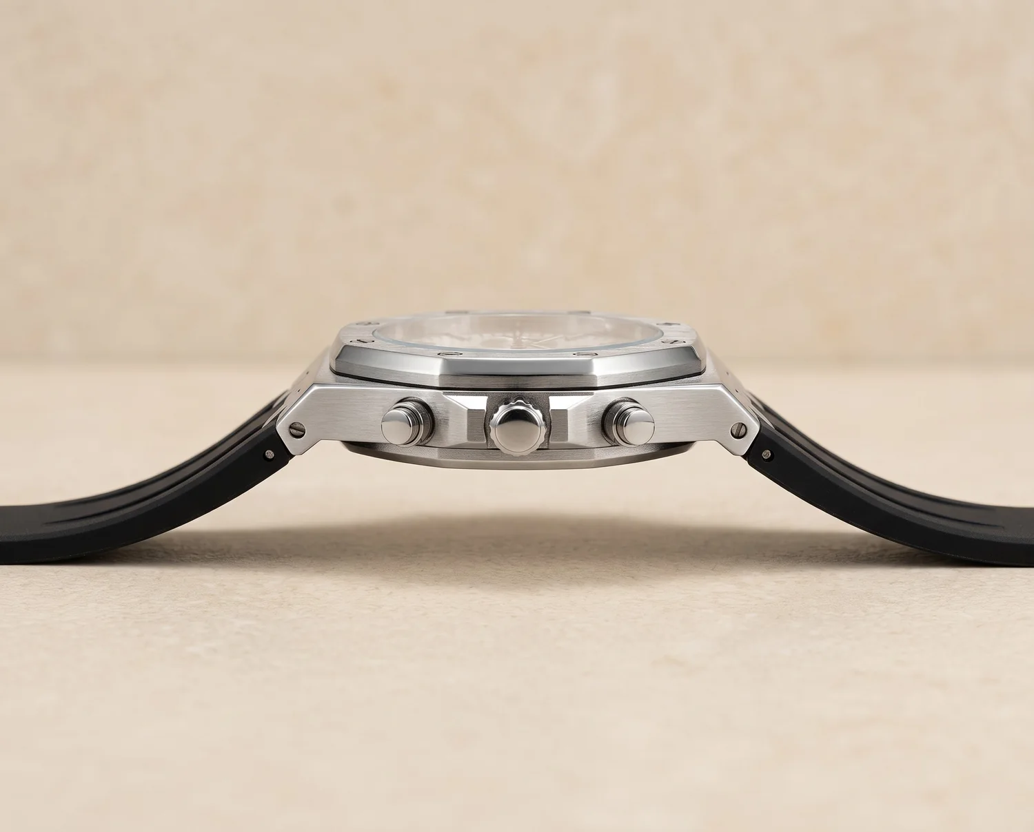 Reloj Pintime Plateado - vista lateral