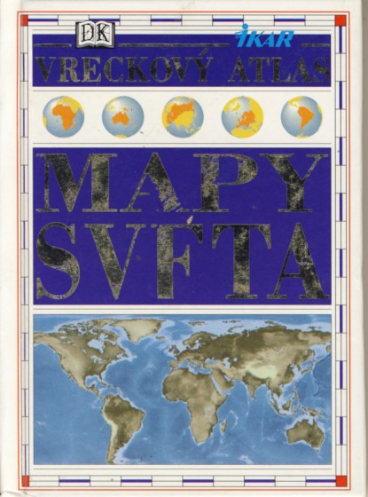 Vreckový atlas. Mapy sveta - 1997 - Ikar,Bratislava