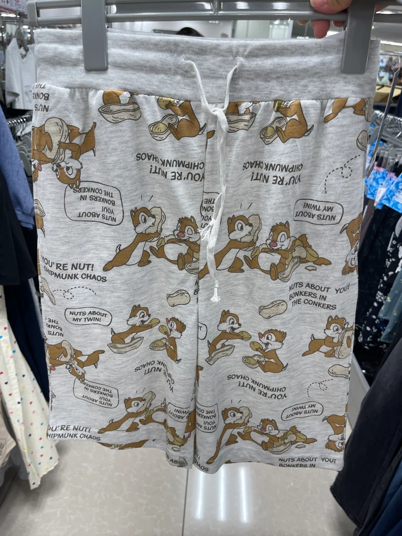 Chip 'n' Dale 滿版圖案抽繩短褲
