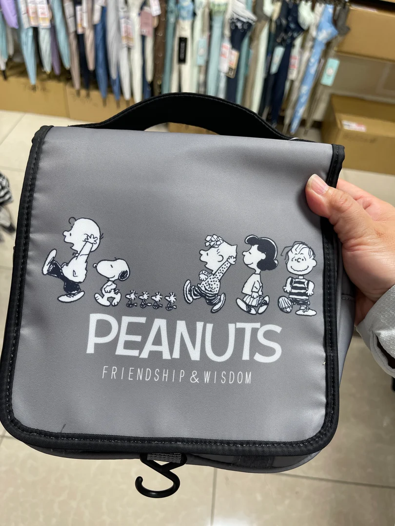 PEANUTS 懸掛式旅行收納袋
