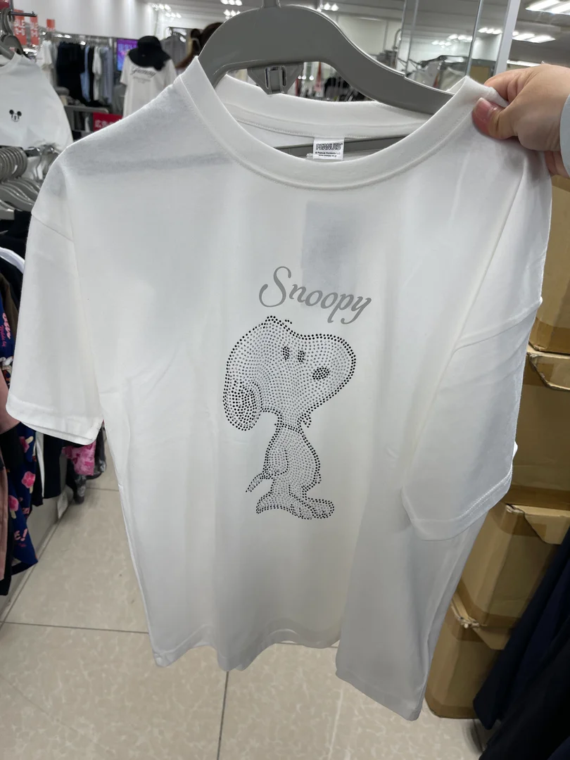 Snoopy 點點圖案短袖 T-shirt