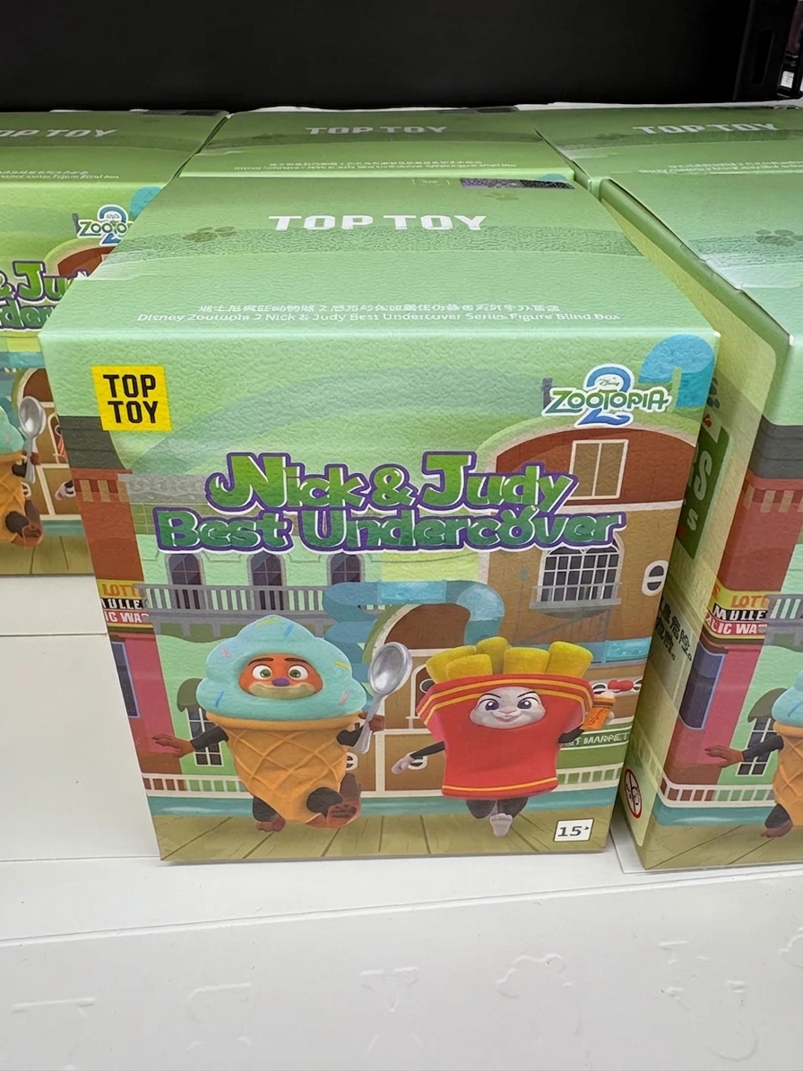TOP TOY 迪士尼瘋狂動物城 2 尼克與朱迪最佳偽裝系列盲盒公仔