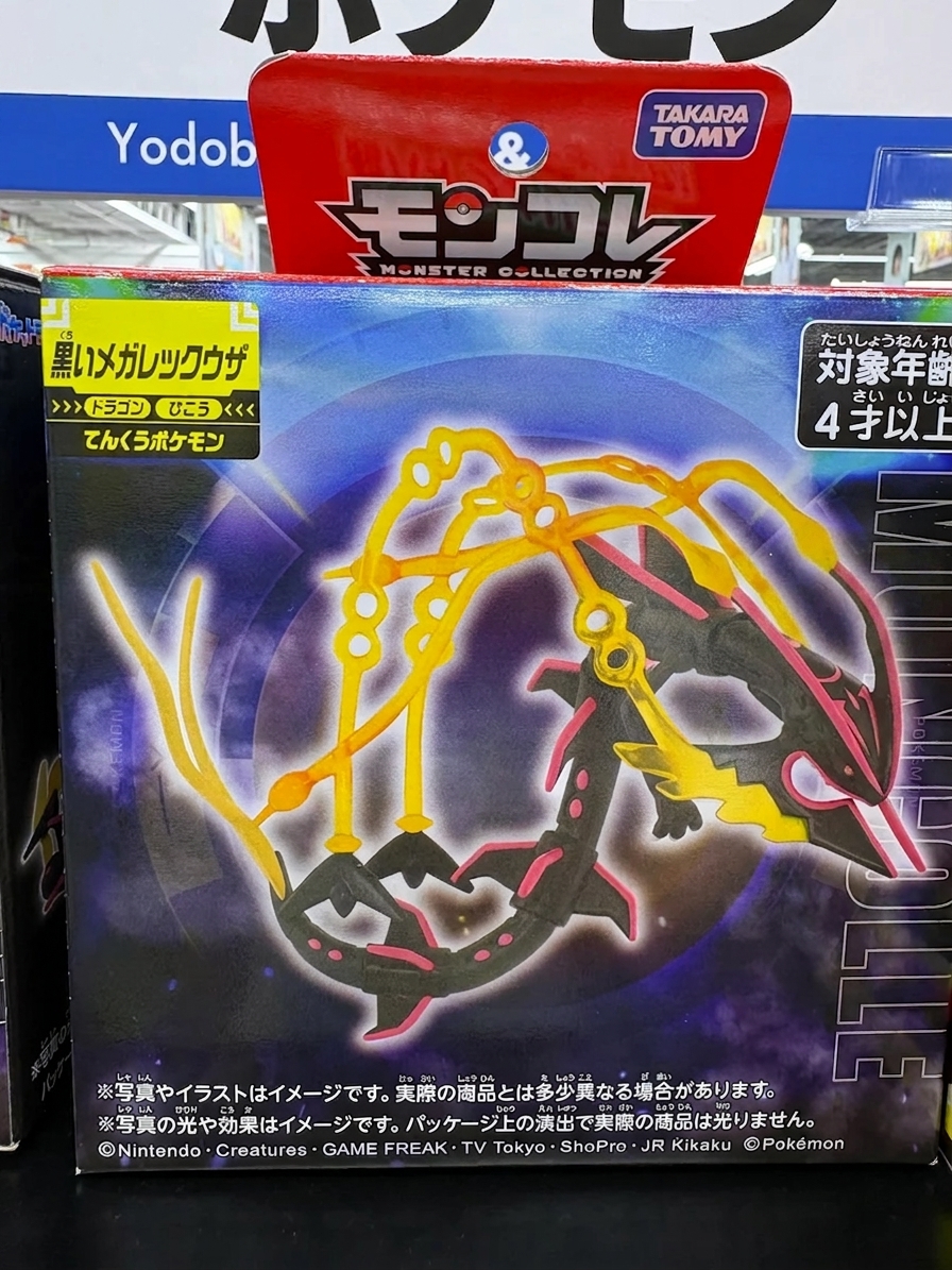 Pokémon 黑いレックウザ 模型