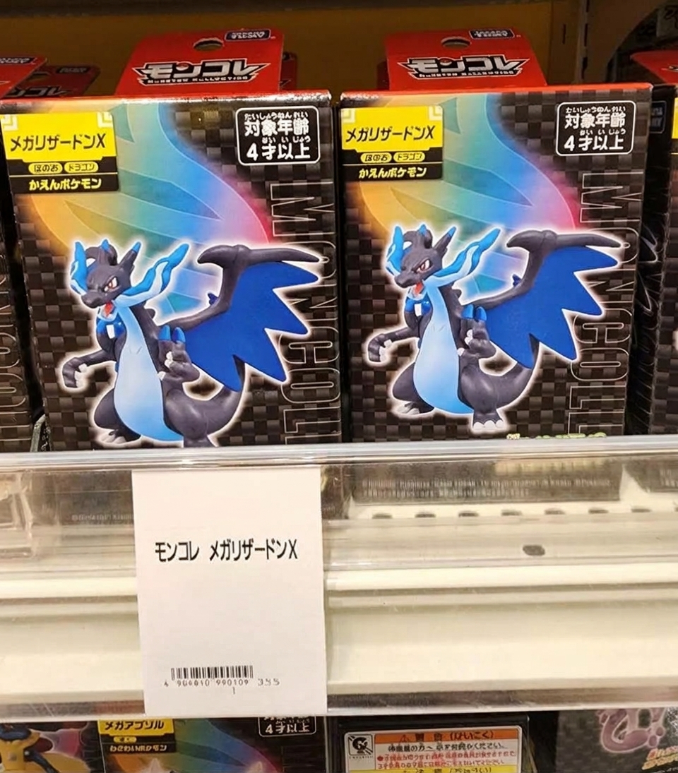Pokémon 噴火龍 X 模型公仔