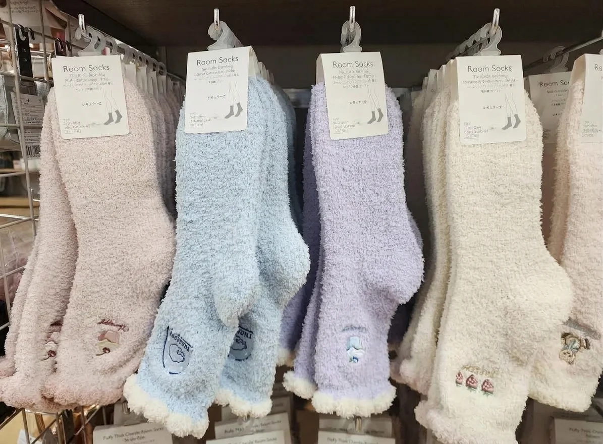 毛絨居家保暖襪