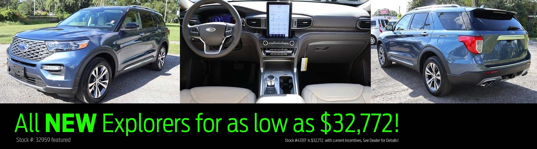 New Ford Explorer available in Plant City, FL for Sale