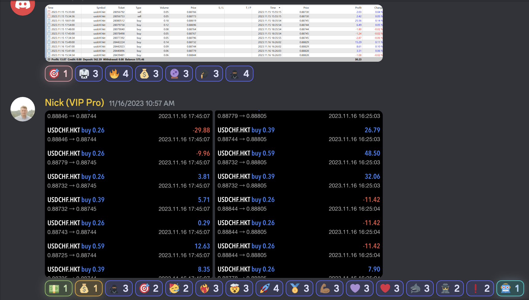 Trading Success Screenshot