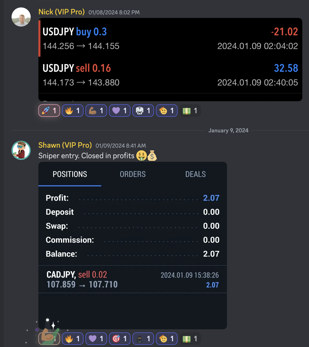Trading Success Screenshot